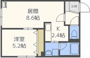 NooN豊平公園【2階】の間取り
