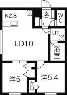 GARE中の島【1階】の間取り