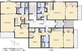レガーロ福住【4階】の間取り