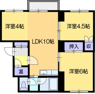 LEE SPACE東札幌2条【4階】の間取り