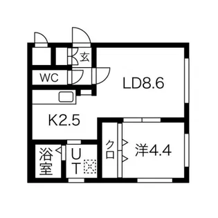 Belle Fleur(ベルフルール)【1階】の間取り