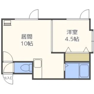 アークコート月寒東【203号室】の間取り
