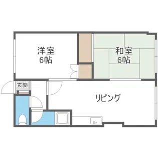 松下ビル【202号室】の間取り