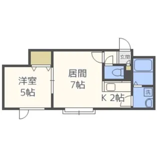 ウィステリア菊水元町【2階】の間取り