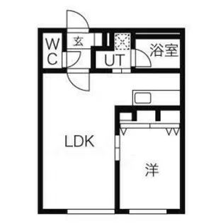 ティファーレ白石【3階】の間取り