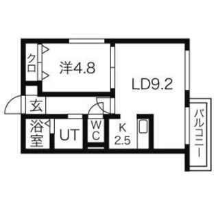 グランメゾン栄通【2階】の間取り