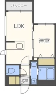 J-ecoa南郷17丁目【4階】の間取り