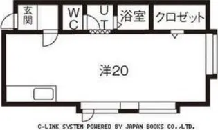 プラザ館 ドーム前C【202号室】の間取り