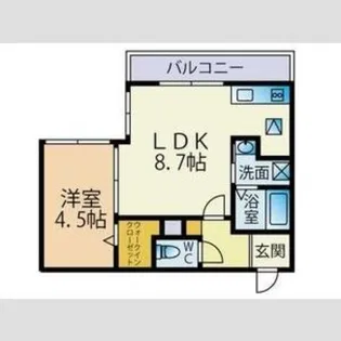 Parc Cote Misono【3階】の間取り