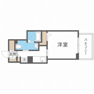 レジディア南1条【7階】の間取り