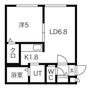 NOAH平岸【101号室】の間取り