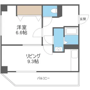 MOBIUS TOYOHIRA【11階】の間取り