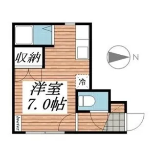 ラヴェール元町【201号室】の間取り