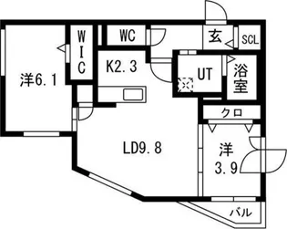 ARDER N11(アルディアN11)【2階】の間取り