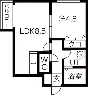 ル・ファール麻生【4階】の間取り