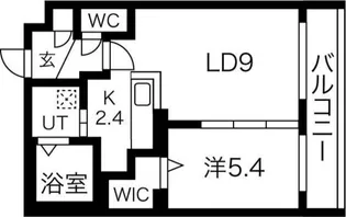 サブレ【407号室】の間取り