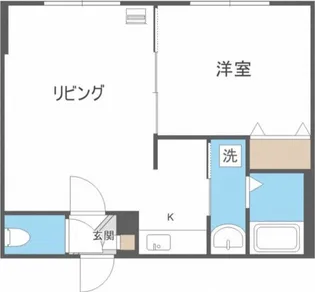 リージェントN札幌【406号室】の間取り