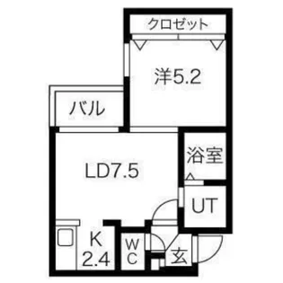 Parente N18 (パレンテN18)【3階】の間取り