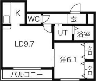 フルール【2階】の間取り