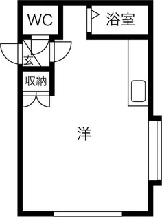 ライフステージ北26【206号室】の間取り
