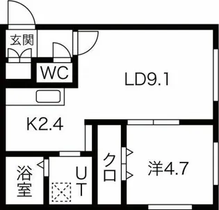 Ciel Serein(シエルスラン)【1階】の間取り
