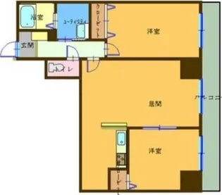 サンコート北7条 壱番館【7階】の間取り