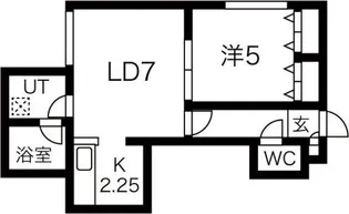 neo21 the East【205号室】の間取り