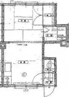 コスモ麻生【6号室】の間取り