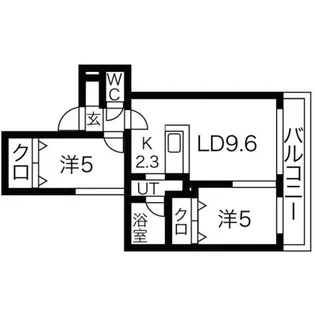 リュクスN22【3階】の間取り