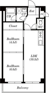 ヴォーネン麻生【1階】の間取り