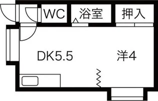 ラ・モンターニュ【10号室】の間取り