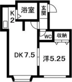 パールマンション【302号室】の間取り