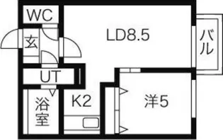 エスポワール216【3階】の間取り