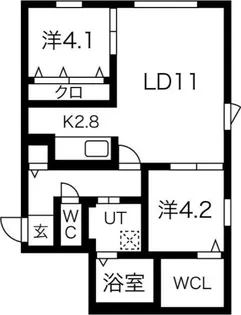 annette(アネット)【1階】の間取り