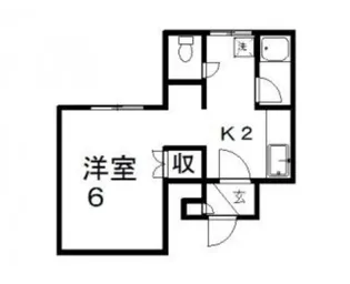 JKステージN14A【3階】の間取り