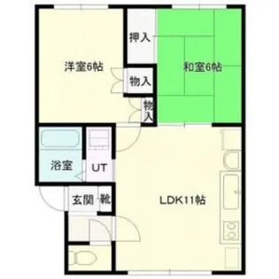 アーバンコート屯田Ⅲ【202号室】の間取り