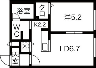 ブランノワールDECO 【3階】の間取り