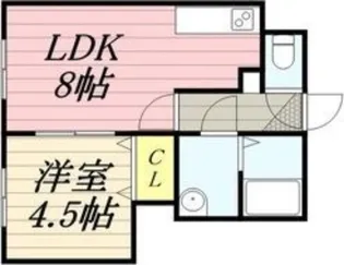 ハイアットプラザ元町【203号室】の間取り