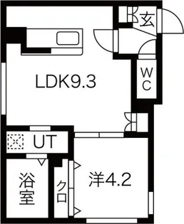 PRIME COURT麻生中央【1階】の間取り