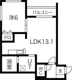 ZABO HILLS HONCHO【4階】の間取り