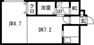 エフォート麻生【4階】の間取り