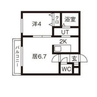 ルーエN15【2階】の間取り