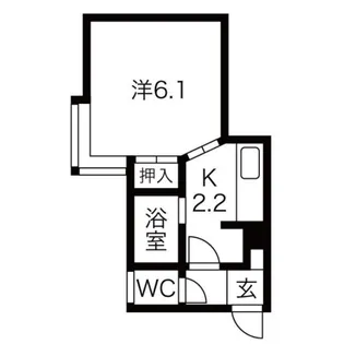 明日香ハイツ【2階】の間取り