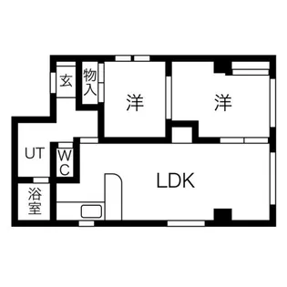 アメニティ美香保【2階】の間取り