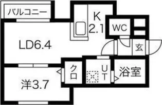 RAFIO N26 【1階】の間取り