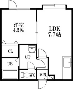 エルミタージュ【2階】の間取り