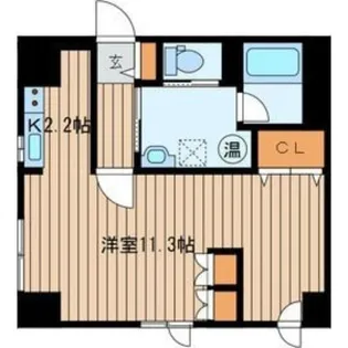 1Kの間取り画像