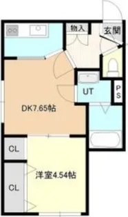 ブランノワール華【4階】の間取り