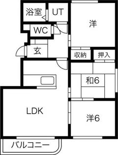 プレステージコート【101号室】の間取り