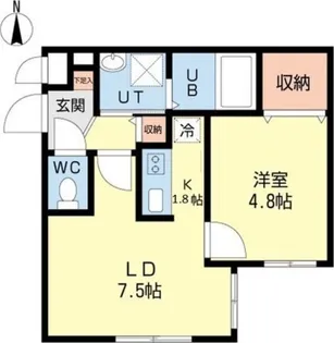 プランドールL【4階】の間取り